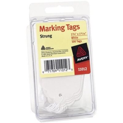 TAGS WHITE STRUNG PK 100 23 / 4A111 / 16