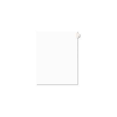 DIVIDERS, Avery-Style, Legal Exhibit Side Tab, Title: 1, Letter, White, 25 / PK