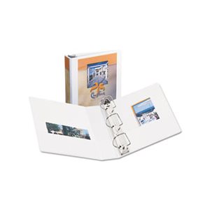 BINDER, Durable View, w /  Slant Rings, 11" x 8.5", 2" Capacity, White