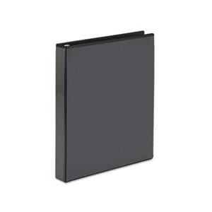 Showcase Economy View Binder w / Round Rings, 11 x 8 1 / 2, 1" Cap, Black