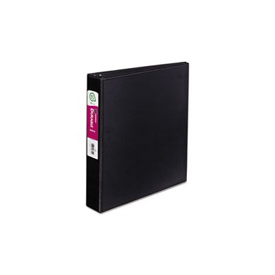 BINDER, Durable, w /  Slant Rings, 11" x 8.5", 1.5" CAPACITY, Black