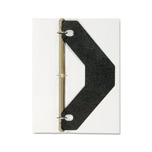 SHEET LIFTER, Triangle Shaped, for Three-Ring Binder, Black, 2 / Pack