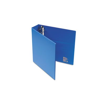 BINDER, Heavy-Duty, w /  One Touch EZD Rings, 11" x 8.5", 2" Capacity, Blue