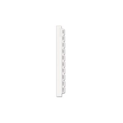 DIVIDERS, Allstate-Style, Legal Exhibit, Side Tab, 25-Tab, 1-25, Letter, White