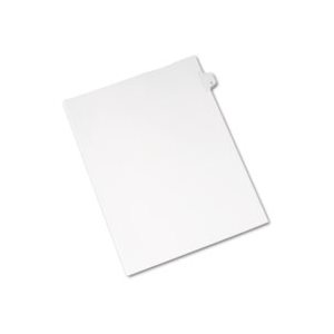 DIVIDERS, Allstate-Style, Legal Exhibit, Side Tab, Title: D, Letter, White, 25 / Pk