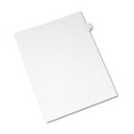 DIVIDERS, Allstate-Style, Legal Exhibit, Side Tab, Title: E, Letter, White, 25 / Pk