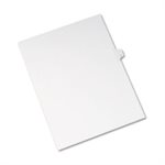 DIVIDERS, Allstate-Style, Legal Exhibit, Side Tab, Title: K, Letter, White, 25 / Pk