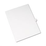 DIVIDERS, Allstate-Style, Legal Exhibit, Side Tab, Title: P, Letter, White, 25 / Pk