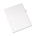 DIVIDERS, Allstate-Style, Legal Exhibit, Side Tab, Title: R, Letter, White, 25 / Pk