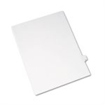 DIVIDERS, Allstate-Style, Legal Exhibit, Side Tab, Title: U, Letter, White, 25 / Pk