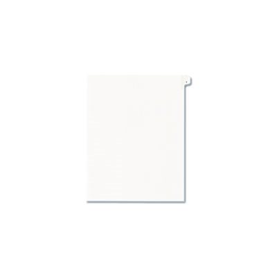 DIVIDERS, Allstate-Style, Legal Exhibit, Side Tab, Title: 1, Letter, White, 25 / Pk