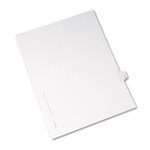 DIVIDERS, Allstate-Style, Legal Exhibit, Side Tab, Title: 8, Letter, White, 25 / Pk
