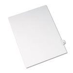 DIVIDERS, Allstate-Style, Legal Exhibit, Side Tab, Title: 21, Letter, White, 25 / Pk