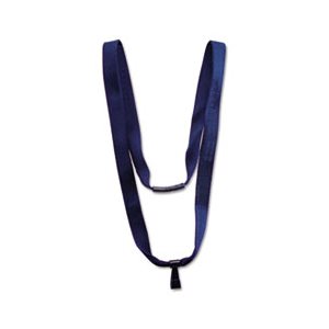 Lanyard, Earth-Friendly, J-Hook Style, 36" Long, Blue, 10 / Pk