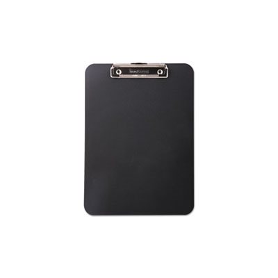 CLIPBOARD, Unbreakable, Recycled, .5" Capacity, 8.5" x 11", Black