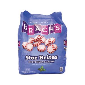 CANDY, Star Brites, Peppermint, Individually Wrapped, 58 oz Bag