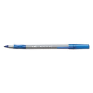 PEN, ROUND STIC, GRIP, XTRA COMFORT, BALLPOINT, BLUE INK, 1.2MM, MEDIUM 36 / PK