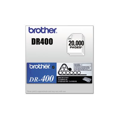 DRUM UNIT, DR400 BROTHER, 20000 Page-Yield, Black