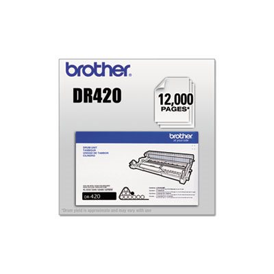 DRUM UNIT, DR420 BROTHER, 12000 Page-Yield, Black