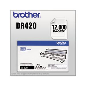 DRUM UNIT, DR420 BROTHER, 12000 Page-Yield, Black