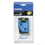 TAPE CASSETTE, CARTRIDGE, for P-Touch Labelers, .5"w, Black on Yellow