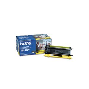 TAPE CASSETTE, CARTRIDGE, TN110Y BROTHER, 1500 Page-Yield, Yellow