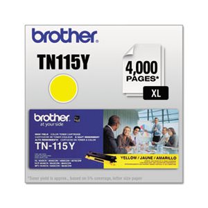 TONER, TN115Y BROTHER, High-Yield, Yellow