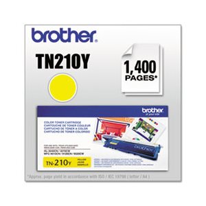 TONER, TN210Y BROTHER, 1400 Page-Yield, Yellow