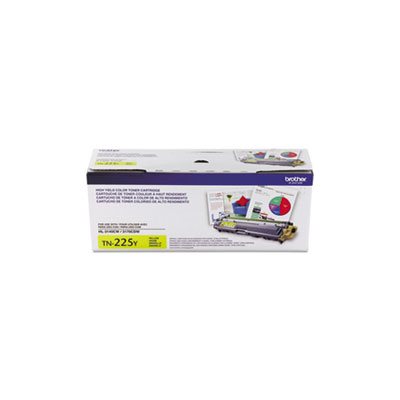 TONER, TN225Y BROTHER, High-Yield Toner, Yellow