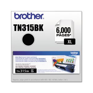 TONER, TN315BK BROTHER, High-Yield Toner, Black