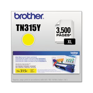 TONER, TN315Y BROTHER, High-Yield Toner, Yellow