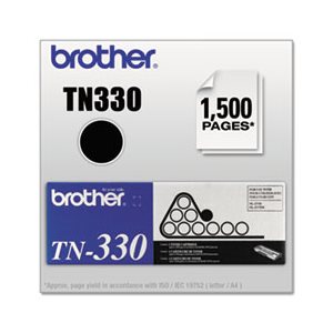 TONER, TN330 BROTHER, 1500 Page-Yield, Black