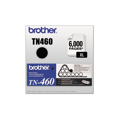 TONER, TN460 BROTHER, High-Yield Toner, 6000 Page-Yield, Black