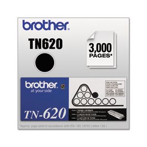 TONER, TN620 BROTHER, 3000 Page-Yield, Black