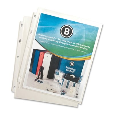 SHEET PROTECTORS, 8.5" X 11", HEAVY, TOP LOAD, NON-GLARE, 50 / BOX