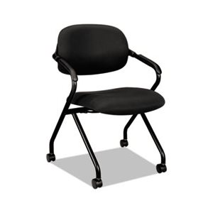 CHAIR, NESTING ARM, VL303 Series, Black / Black