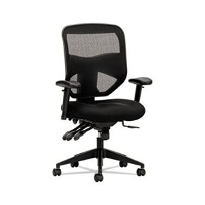 CHAIR, TASK, VL532 Series, High-Back, Mesh Back, Padded Mesh Seat, Black