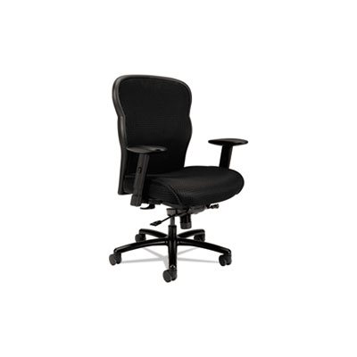 CHAIR, Big & Tall Series, Mesh Back / Fabric Seat, Black