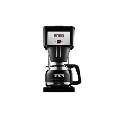 BREWER, COFFEE, 10-Cup, BUNN Velocity BX, Black, Stainless Steel