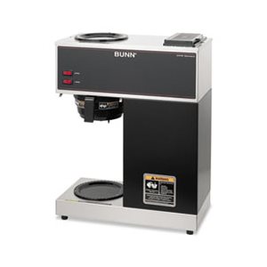 BREWER, COFFEE, BUNN VPR, Two Burner, Pour-over, Stainless Steel, Black