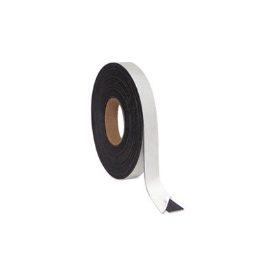 TAPE, Magnetic, Adhesive, Roll, Black, 1" x 50'