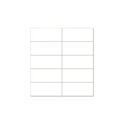 TAPE, STRIPS, Dry Erase, Magnetic, White, 2" x .875", 25 / Pk