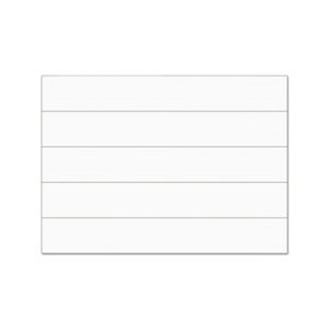 TAPE, STRIPS, Dry Erase, Magnetic, White, 6" x .875", 25 / Pk