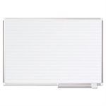 BOARD, Ruled, Planning, 48" x 36", White / Silver