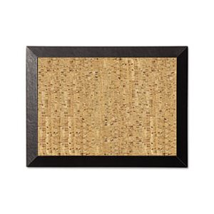 BOARD, BULLETIN, Natural Cork, 24" x 18", Cork / Black