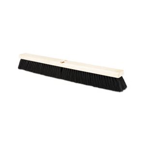 BRUSH HEAD, FLOOR,  2.5", Black, Tampico Fiber, 24"