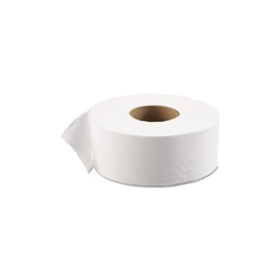 TISSUE, BATH, JRT Jr., Jumbo, 1-Ply, 3.5" x 2000', 9" dia, White, 12 / Carton