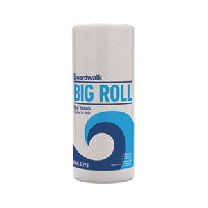 TOWEL, PAPER, Perforated, Roll, 2-Ply, White, 11" x 8.5", 250 / Roll, 12 Rolls / Carton