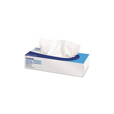 TISSUE, FACIAL, Office Packs, Flat Box, 100 Sheets / Box, 30 Boxes / Carton