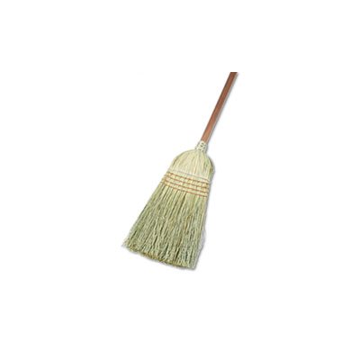 BROOM, WAREHOUSE FIBER BRISTLES 56" LENGTH YUCCA / CORN NATURA